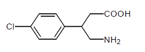 LIORESAL® INTRATHECAL  (baclofen) Structural Formula  - Illustration