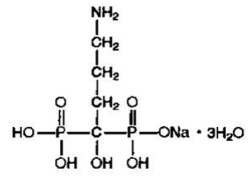 FOSAMAX® (alendronate sodium) Structural Formula Illustration